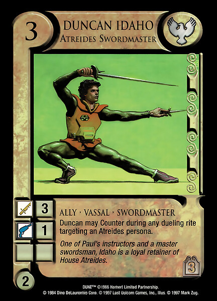 Duncan Idaho, Atreides Swordmaster